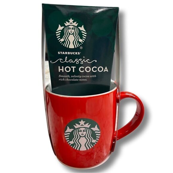 Starbucks Classic Hot Chocolate Cocoa Gift Set • NWT - Picture 3 of 9